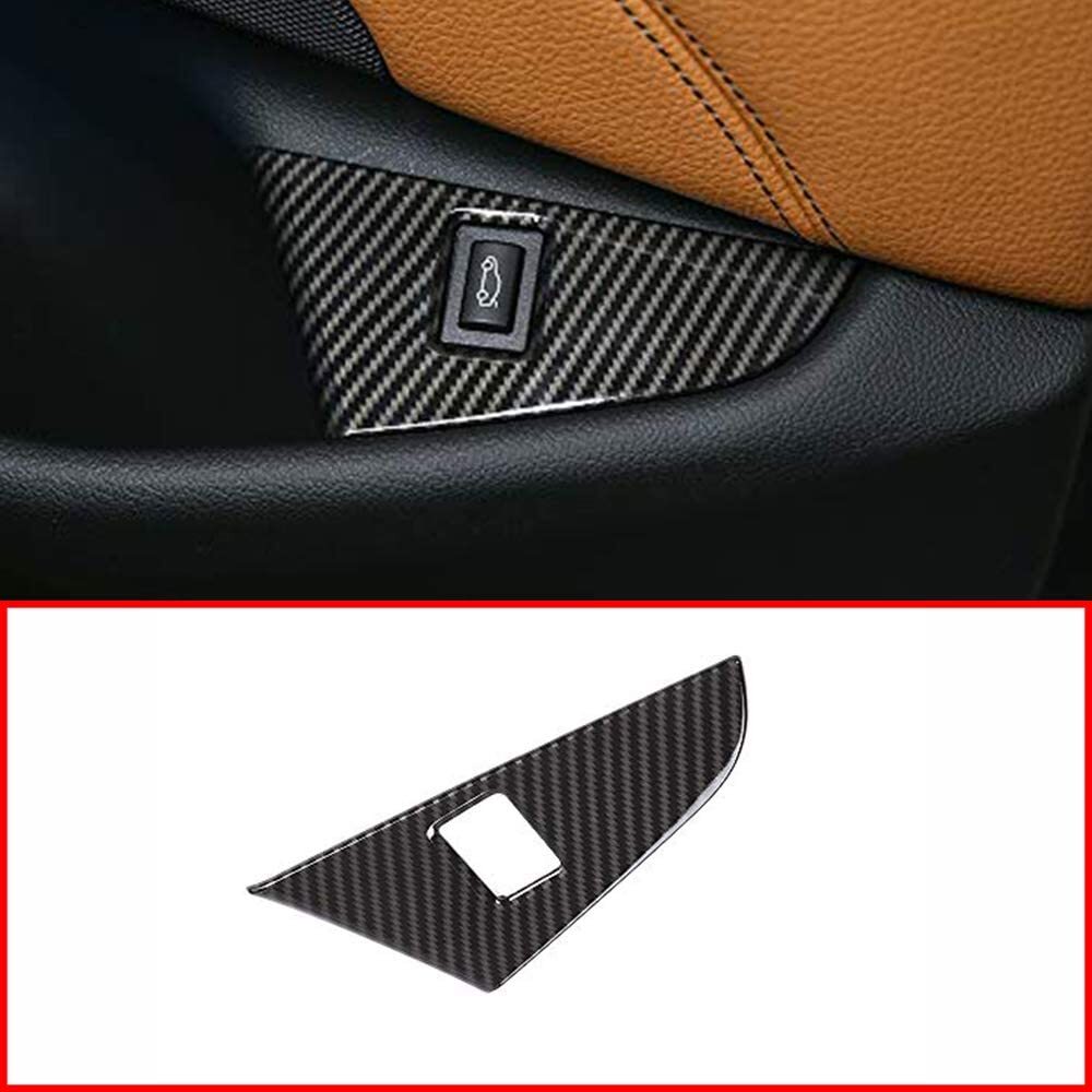 Carbon fiber style rear door lock covers suitable for BMW G30 G31 2017-2022