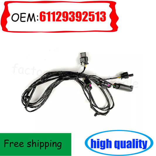 One-piece front bumper parking sensor wiring harness for X1 F48 6129392513 14-19- n
