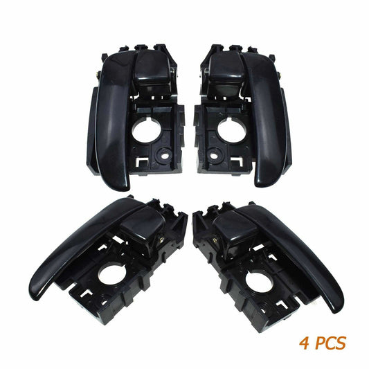 4-Pack Interior Left and Right Door Handle Set for for Hyundai for Elantra 2001-2006 Interior - v