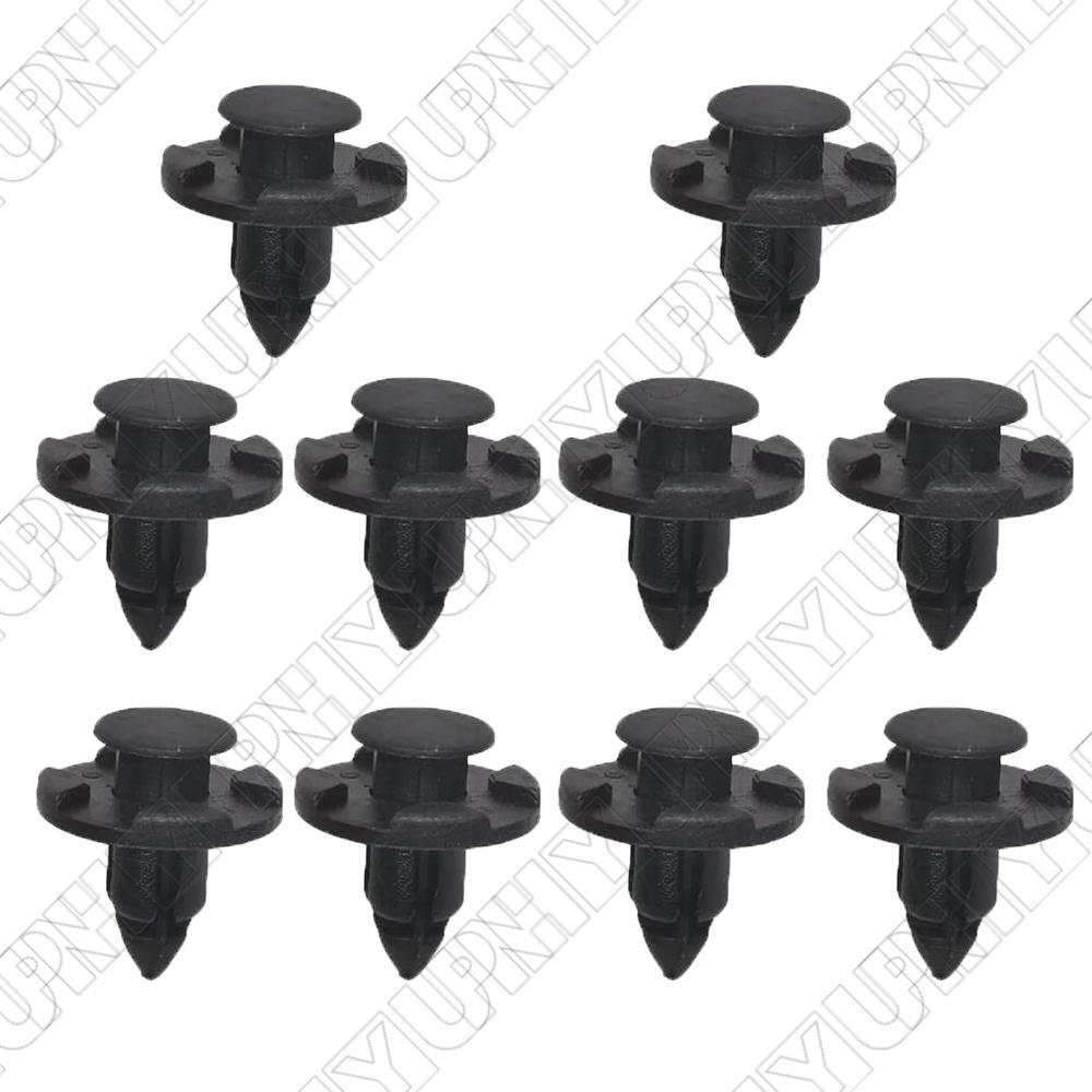 10Pcs Hole Fender Plastic Retaining Clips 01553-09321 for Nissan for Altima Frontier
