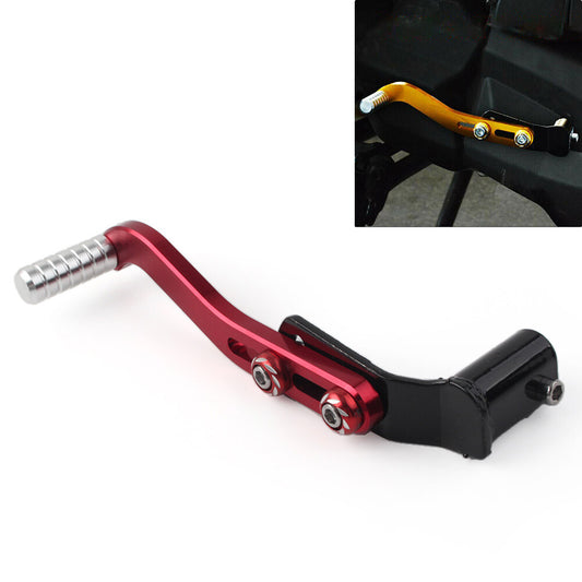 Universal Motorcycle CNC Aluminum Gear Shift Lever Footrest Pedal Shifter Red Q