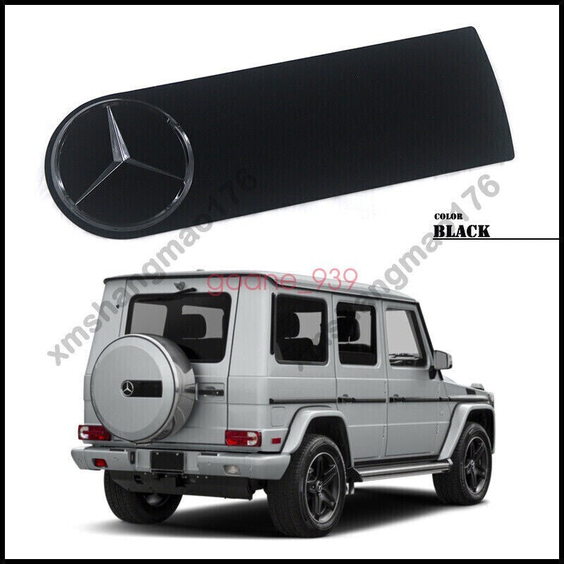 Gloss Black Spare Wheel Cover Badge Emblem For NEW W463 G63 G65 G63