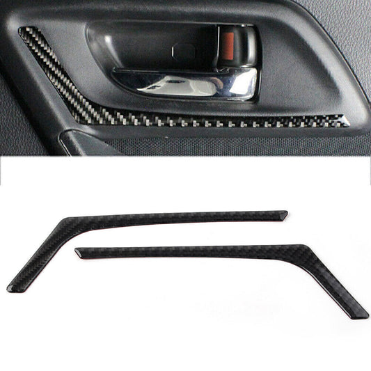 2 Pcs Inner Rear Door Handle Cover Trim for Subaru Forester 2013-2018 2017 2016