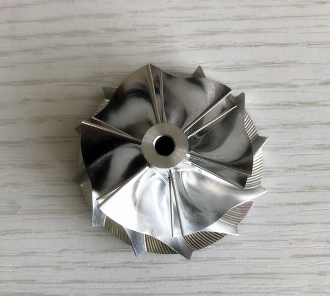 BV40 37.50/46.00 mm 6+6 blade high-performance turbine blank compressor wheel