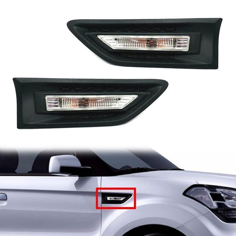 Pair Front Fender Garnish Molding 877712K100 877722K100 For 2010- 2013 for Kia Soul