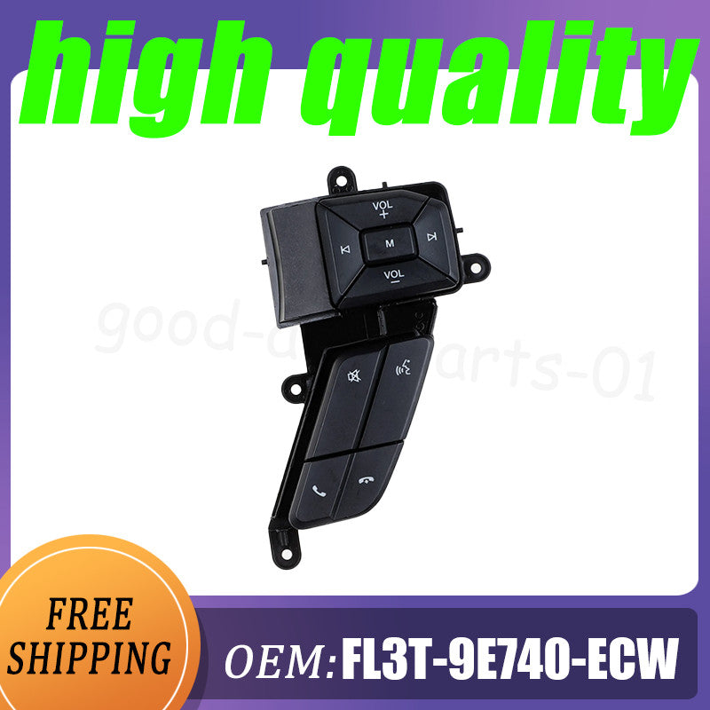 Compatible with the right steering wheel volume synchronization switch button for 15-18 for Ford FL3T-9E740-ECW models.