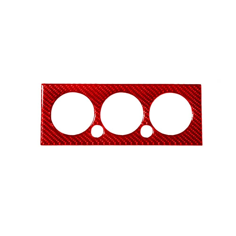 Red Carbon Fiber Front Door Mode Switch Cover Trim For Rogue 2014-2016 v