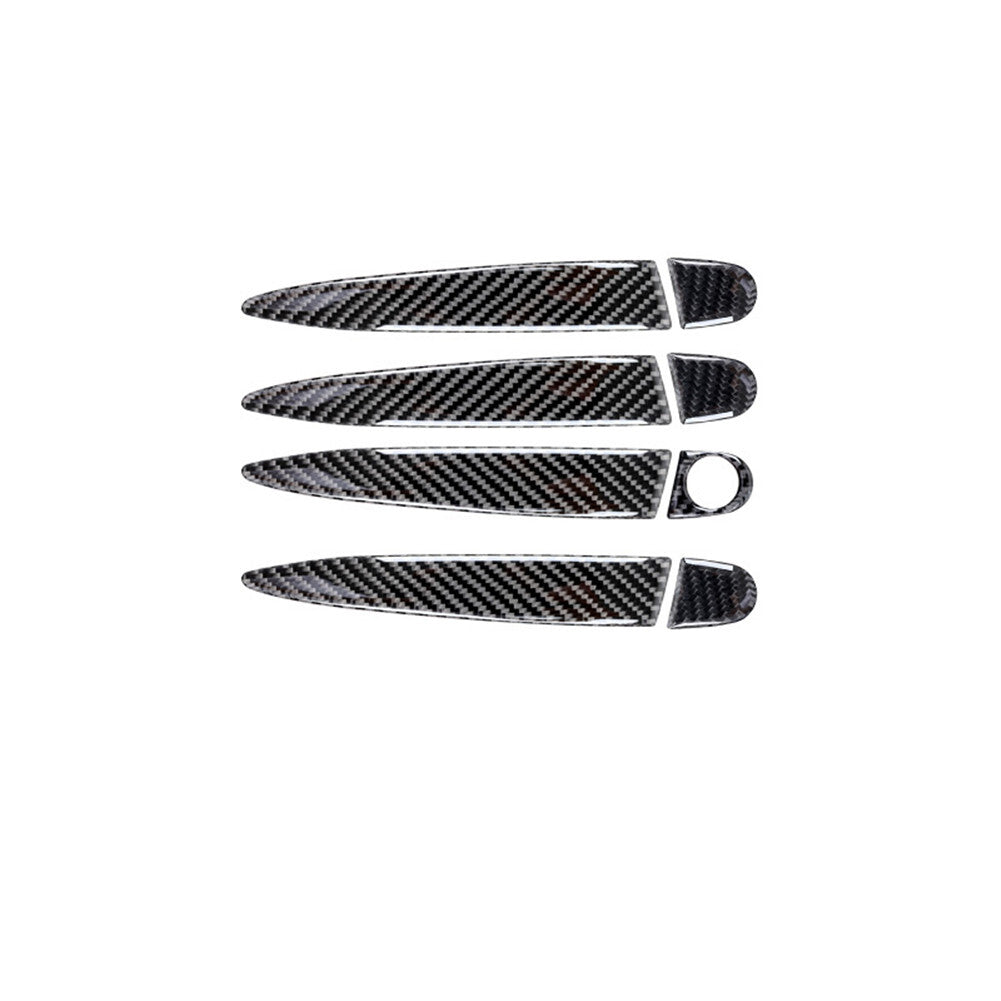 8Pcs Carbon Fiber Door Bowl Handle Cover Trim for BMW X5 E70 X6 E71 2008-2013