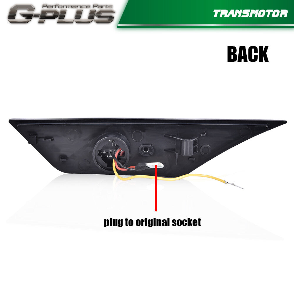 Switchback sequential turn signal LED side marker lights for Honda for Civic lights