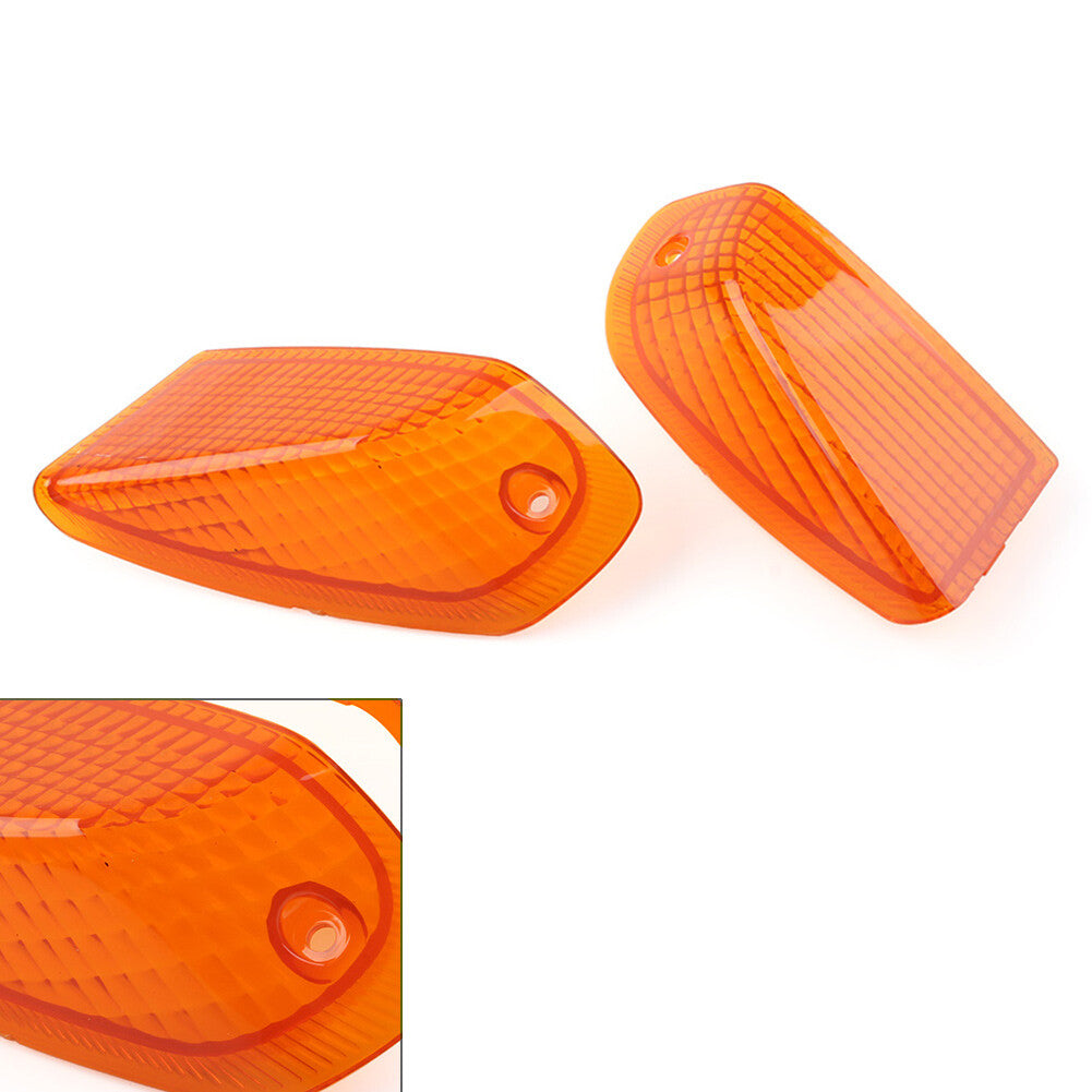 Rear Turn Signal Indicator Light Lamp Lens for KAWASAKI ZZR400 600 1990-92 Amber