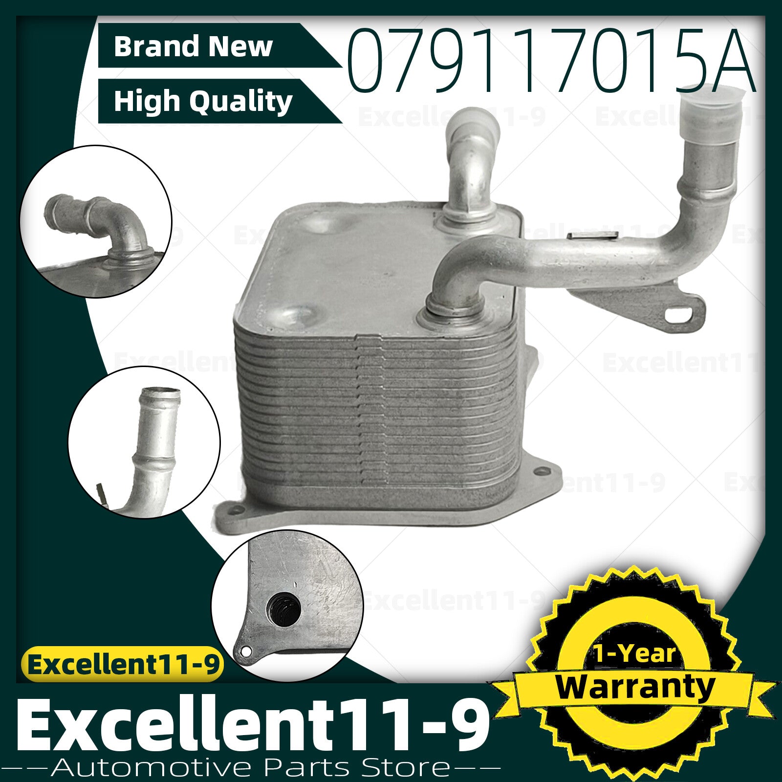 4.2 Engine oil cooler suitable for Touareg, for Audi S5, A6, Quattro, Q7, RS4, RS5 #079117015A- n
