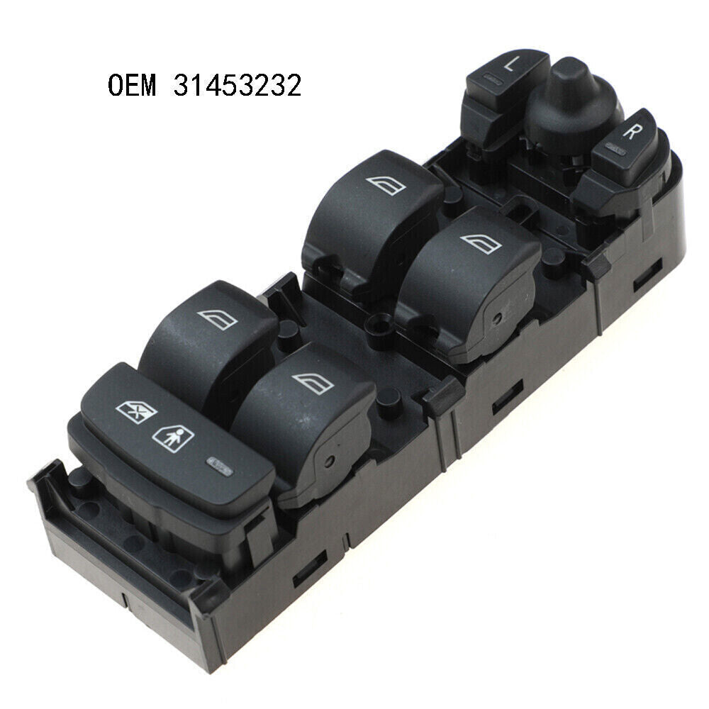 for Volvo S80 2007-2016 31453232 Power Window Switch Front Driver Side New BLACK
