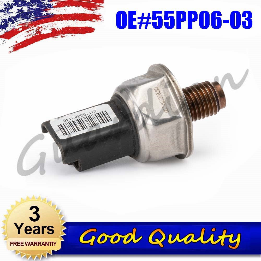 Fuel rail pressure sensor 55PP06-03 suitable for Citroen C3 C4 BERLINGO Dispatch.