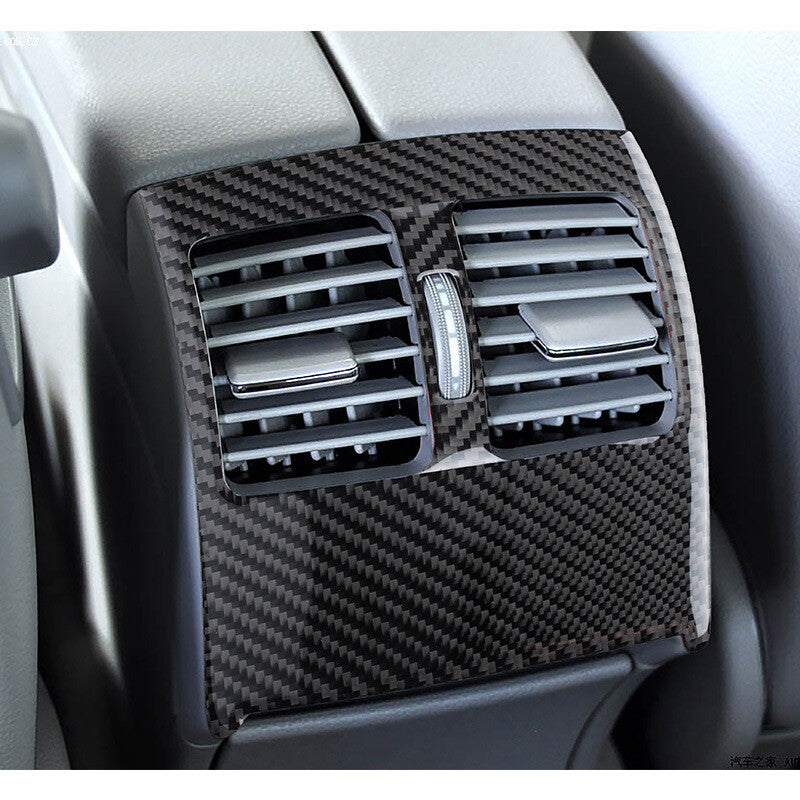 2-pack carbon fiber interior stickers for Mercedes 2008-14 C-Class W204