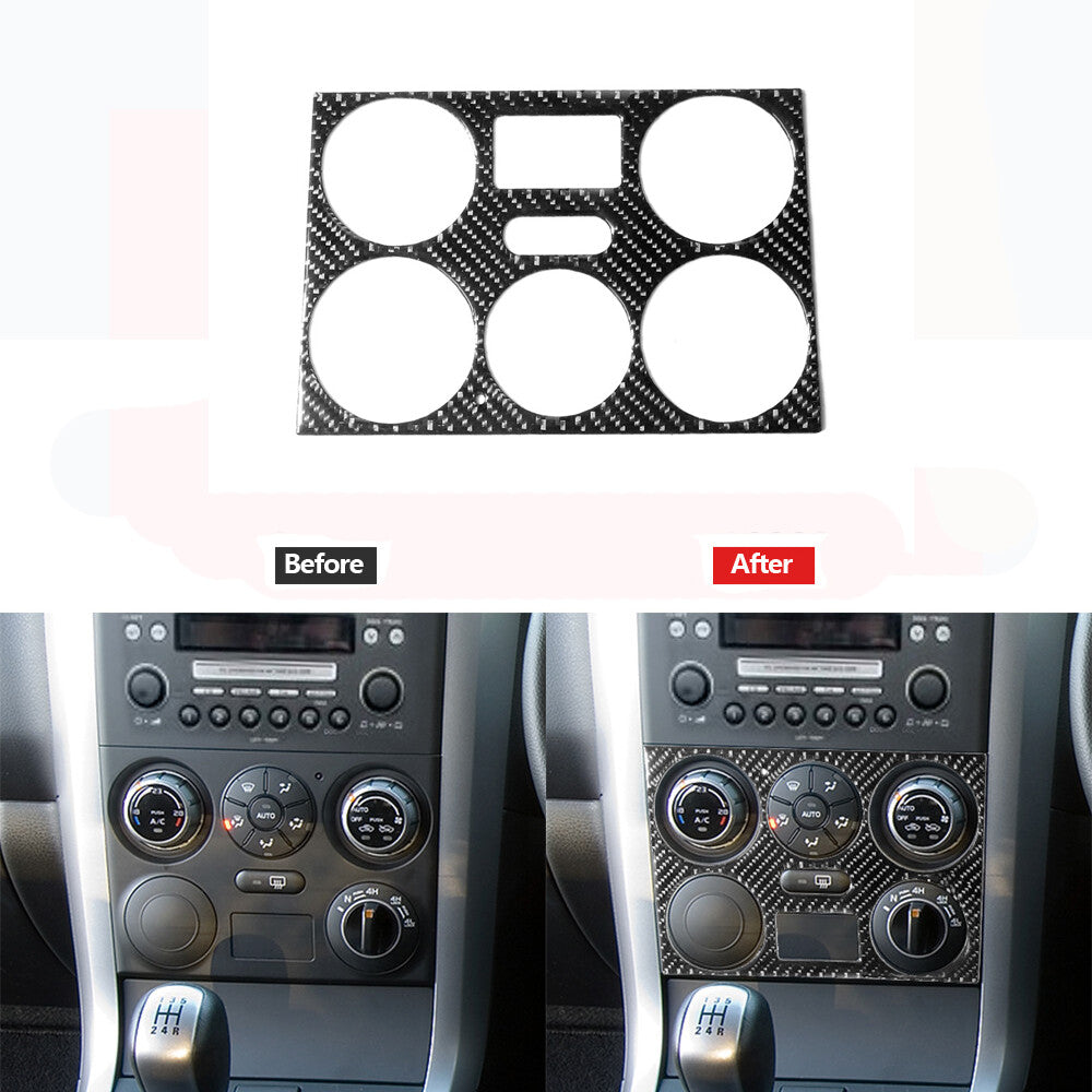 For 6Series E63 E64 2004-2010 Red Carbon Fiber Steering Wheel Set Cover Trim v