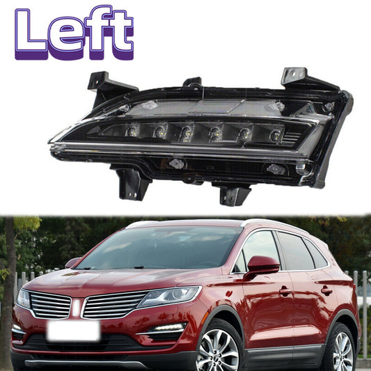 Daytime Running Lights Fog Light LED Left Side for Lincoln MKC 2014 -2018