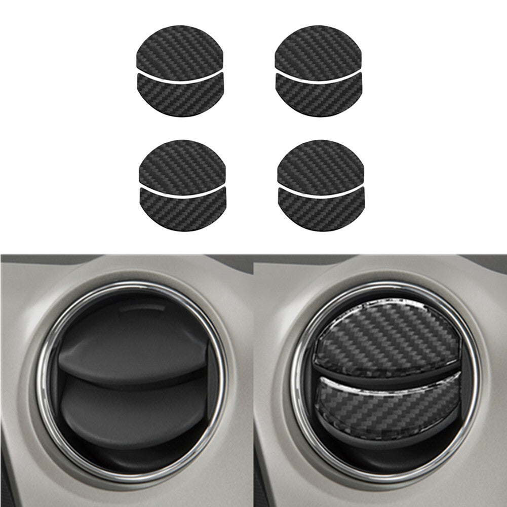 Carbon Fiber Above Climate Control Cover Trim For Supra A90 2019-2022 v