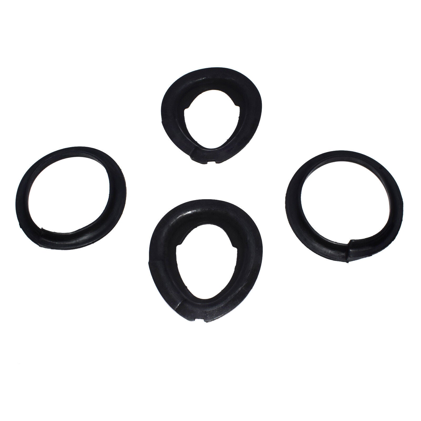 for BMW E39 E46 E60 E61 E63 E64 New Set 4PCS Front Upper  Lower Spring Pad Set