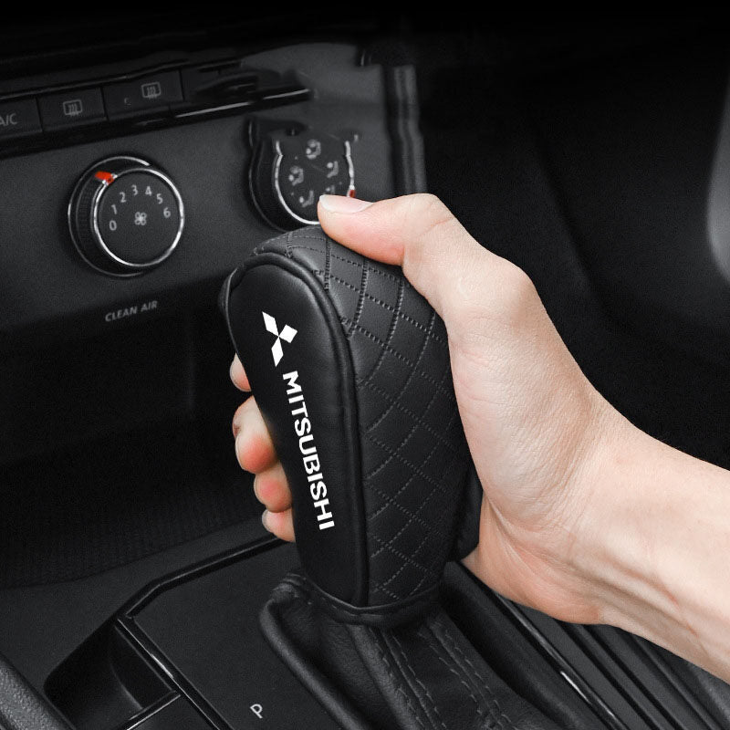 Apply To Car Gear Shift Knob Cover Gear Shift Grip Handle Protector for Mitsubishi