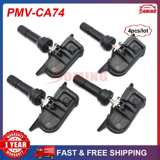 4PCS TPMS Tire Pressure Sensor PMV-CA74 For 2018-20 for Nissan Kicks 4-Door 433MHz