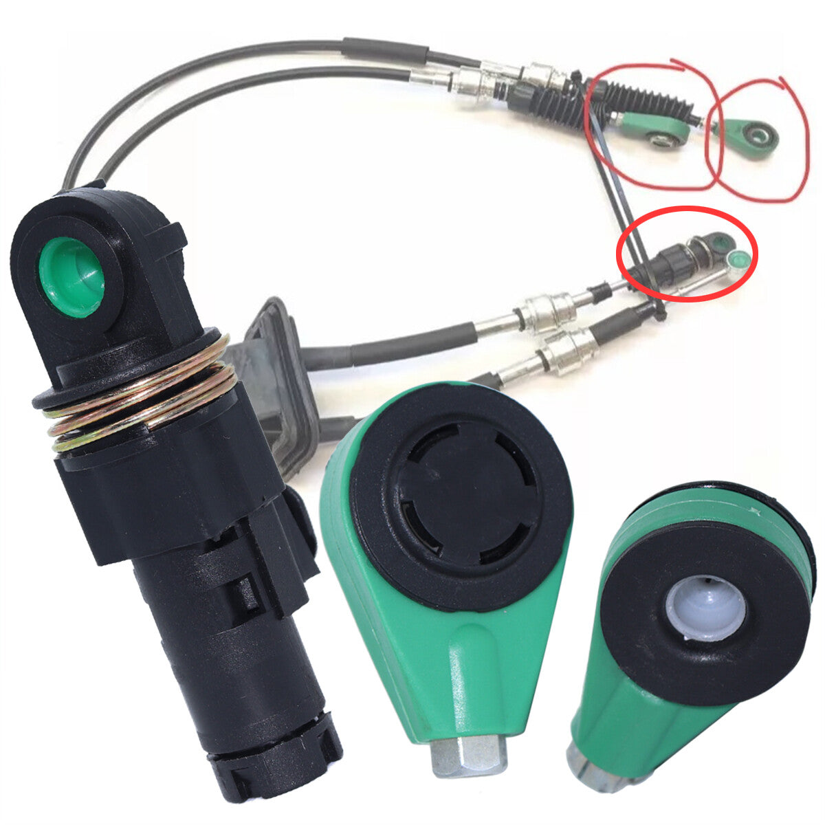 GEAR SELECTOR LINKAGE CABLE REPAIR for FIAT 500 500 C 1.2 STOP START 2007-2020