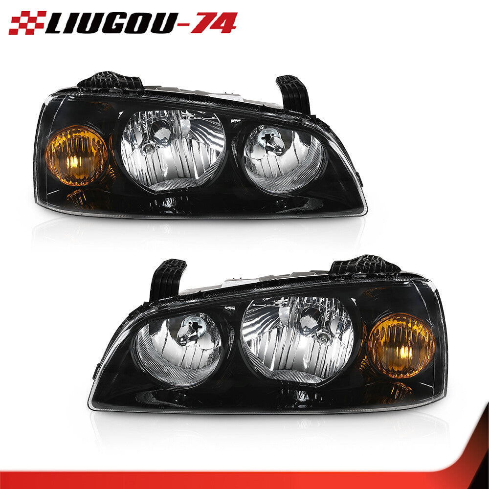 Black headlights, front corner headlights assembly suitable for 04-06 for Hyundai for Elantra - v