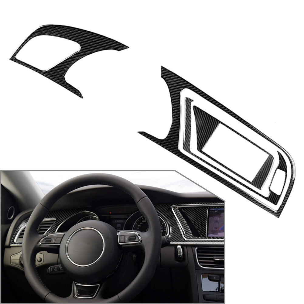 4x LHD Interior Instrument Panel Cluster Meter Dashboard Trim for Audi A5 RS5 S5