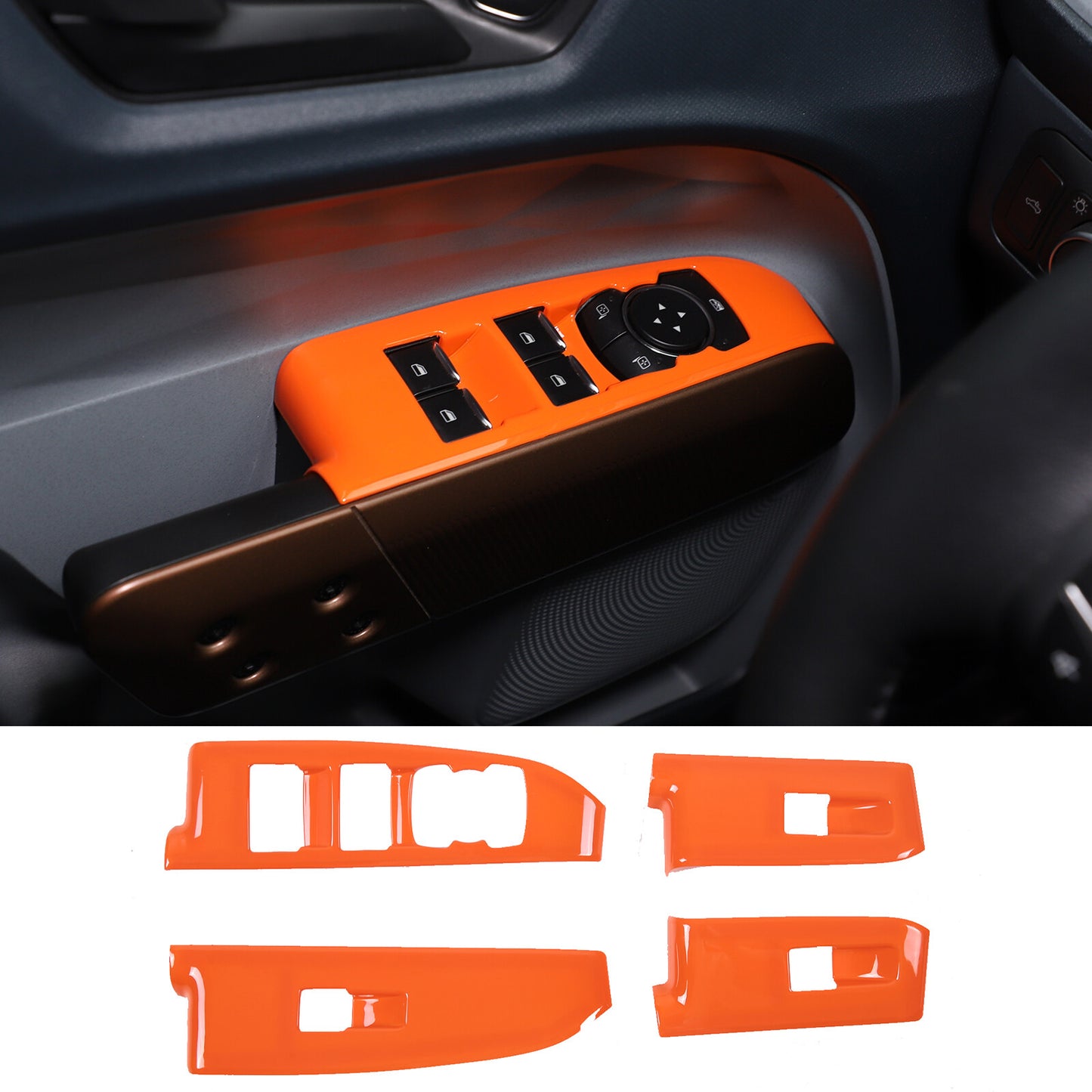 2-Pack Black Stainless Steel Tail Light Cage Cover for Hummer H3 SUV- v