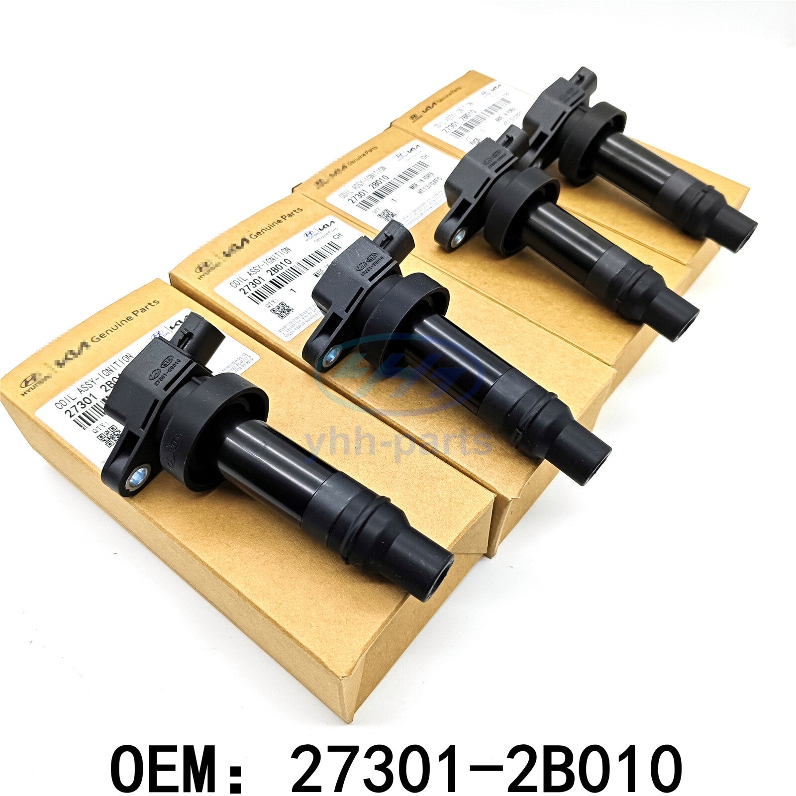 4Pcs 27301-2B010 High Performance Ignition Coils for KIA for Hyundai Soul for Elantra