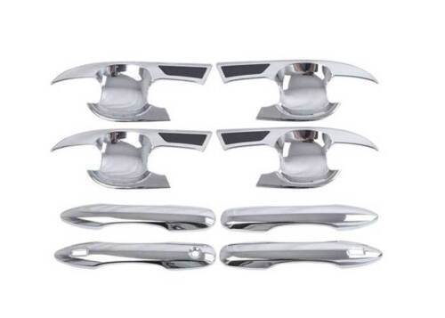 8X Chrome Outside Door Bowl Handle Cover Trim for Toyota for Corolla Cross 2022-2024