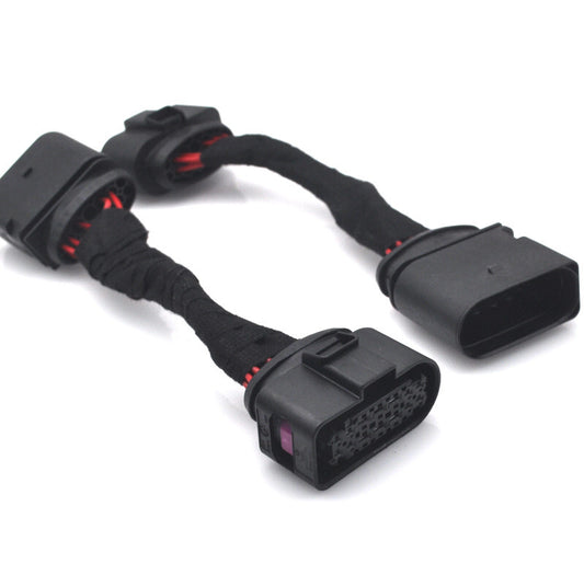 Retrofit facelift LCI HID head light cable adaptor for Audi Q5 8R Pre 2008-2012 v