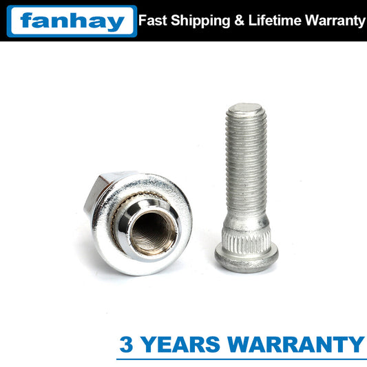 2X Wheel Lug Stud +Nut 90942-02049 90942-01058 for Toyota for SIENNA for LEXUS SC300 New Q