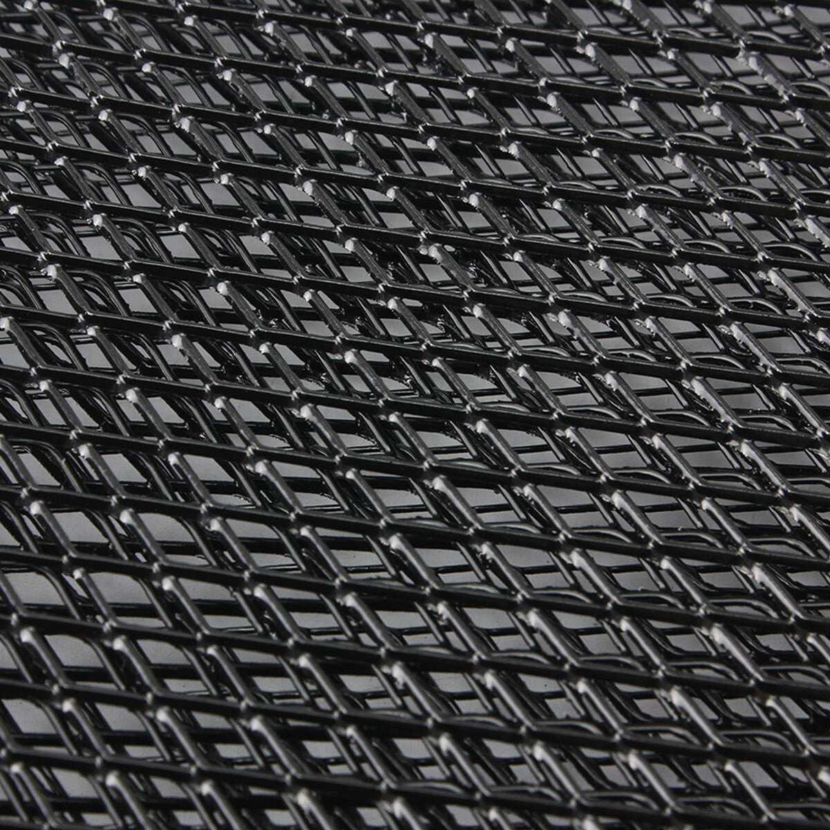 Black 40''x13'' Aluminum Mesh Grill Cover Car Bumper Fender Hood Vent Grille Net