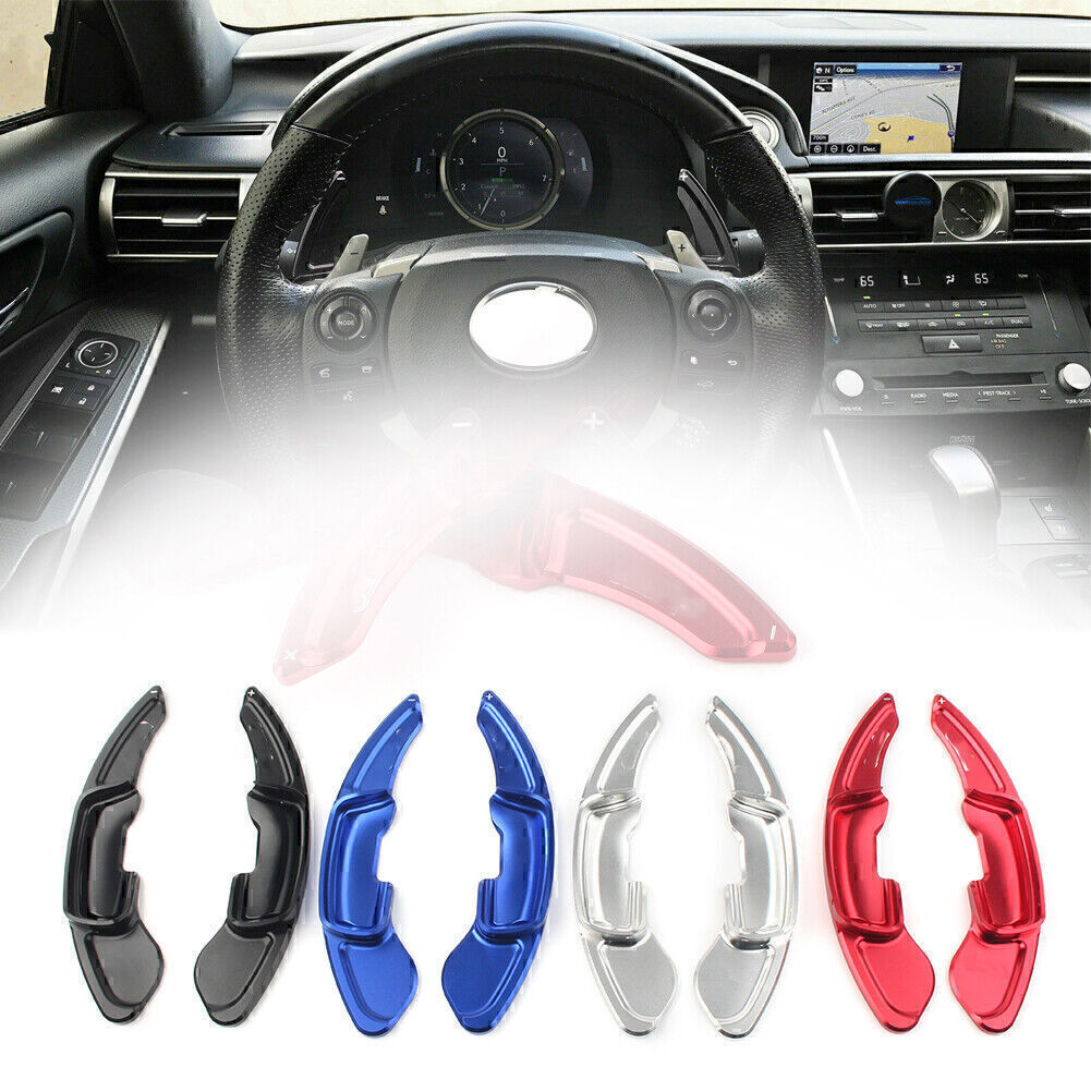2 x Steering Wheel Shift Shifter Paddles Extension Fit for Lexus GS250 GS350 2012-16