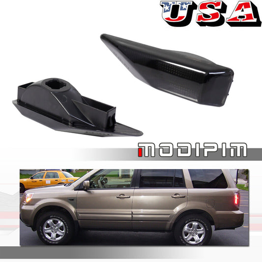 2006 2007 for Honda Pilot Smoked Front Bumper Side Marker Lamp Cover Kit- v