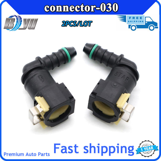 Suitable for automotive 2p degree automotive fuel line hose release 8mm 8 ID6 8x6 90Urea connector - v