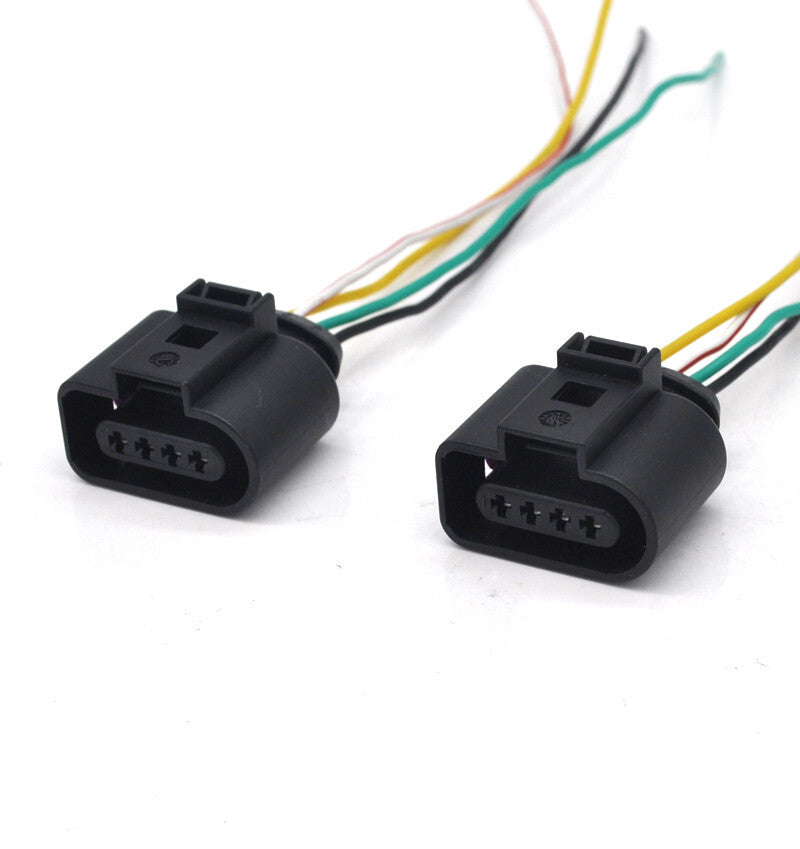 2x Retrofit Facelift LCI Headlight Adapter Cable Set for Audi A3 S3 8L 1996-2000 v