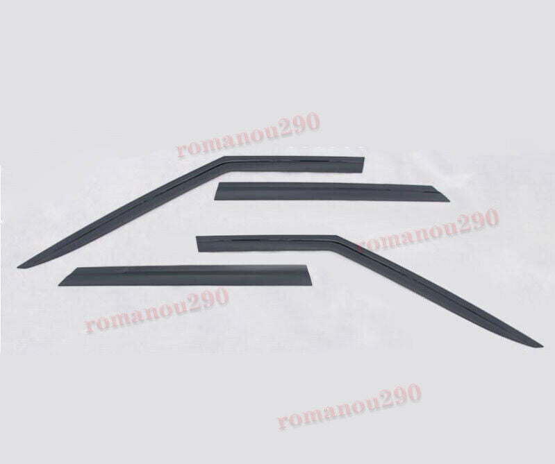 For LR Discovery 4 2010-2016 Black Window Wind Visors Rain Guard Vent Deflectors