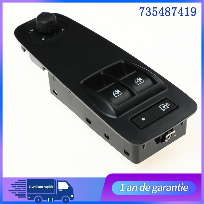 COMMANDE INTERRUPTEUR LEVE VITRE BOUTON POUR for FIAT DUCATO 2006 -2015 = 735421714 n