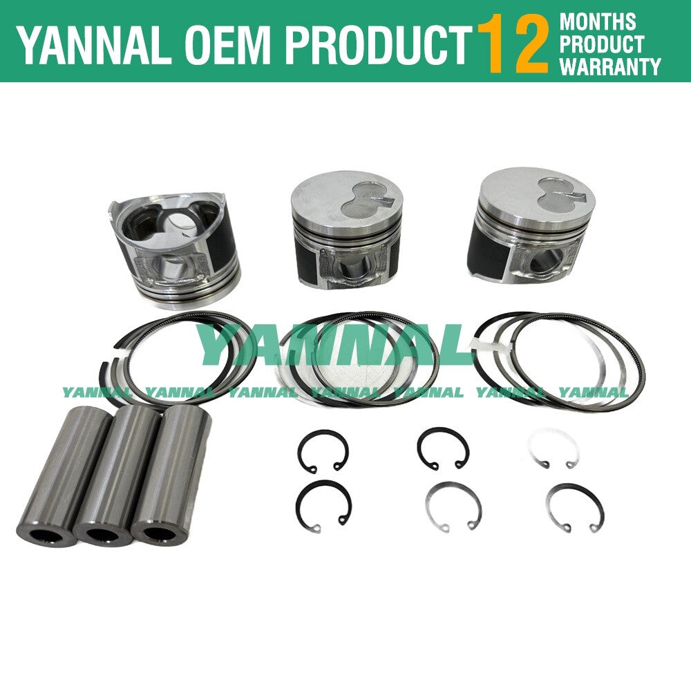 Overhaul and rebuild kit for 3TN74 and 3TNE74 engines: piston and piston ring kit.