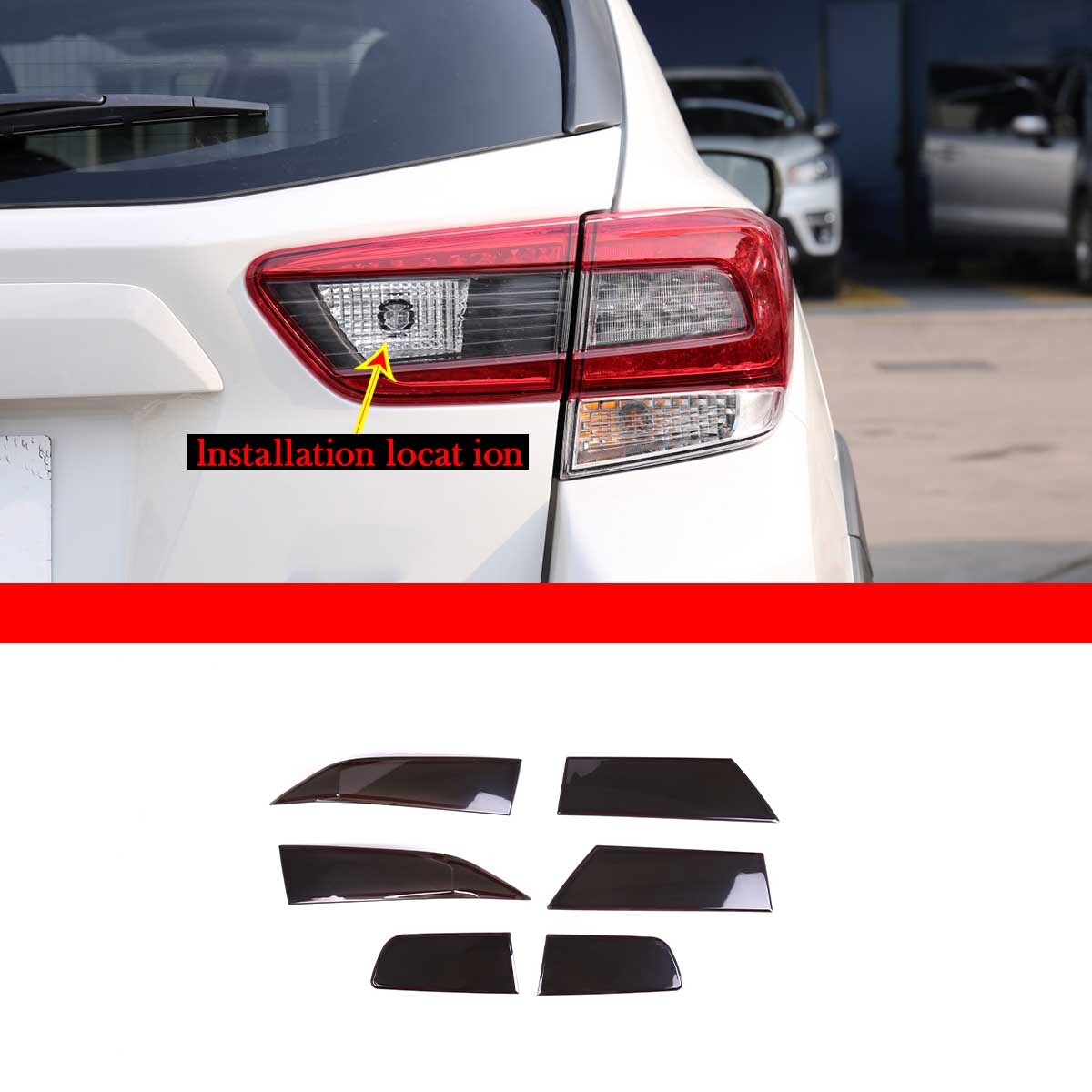3-Piece Red Internal Alloy Air Conditioner Volume Knife Trim for Toyota Supra A 2019-2022 USA
