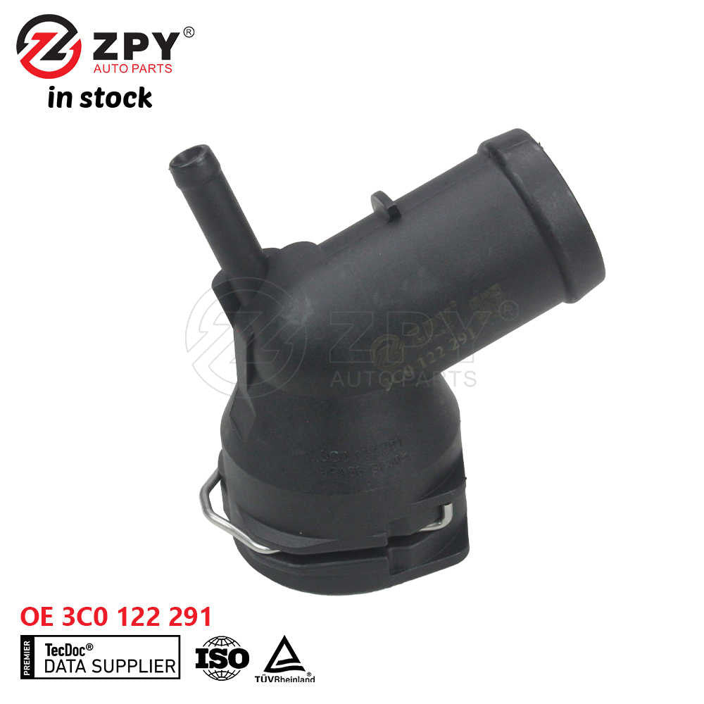 ZPY for Volkswagen for Passat Upper Radiator Coolant Pipe Hose Connector 3C0122291