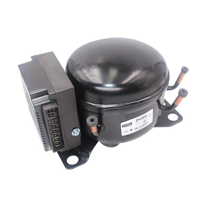 QDZH35G 12V 24V DC R134a Car Refrigeration Air Compressor Fridge Freezer Marine