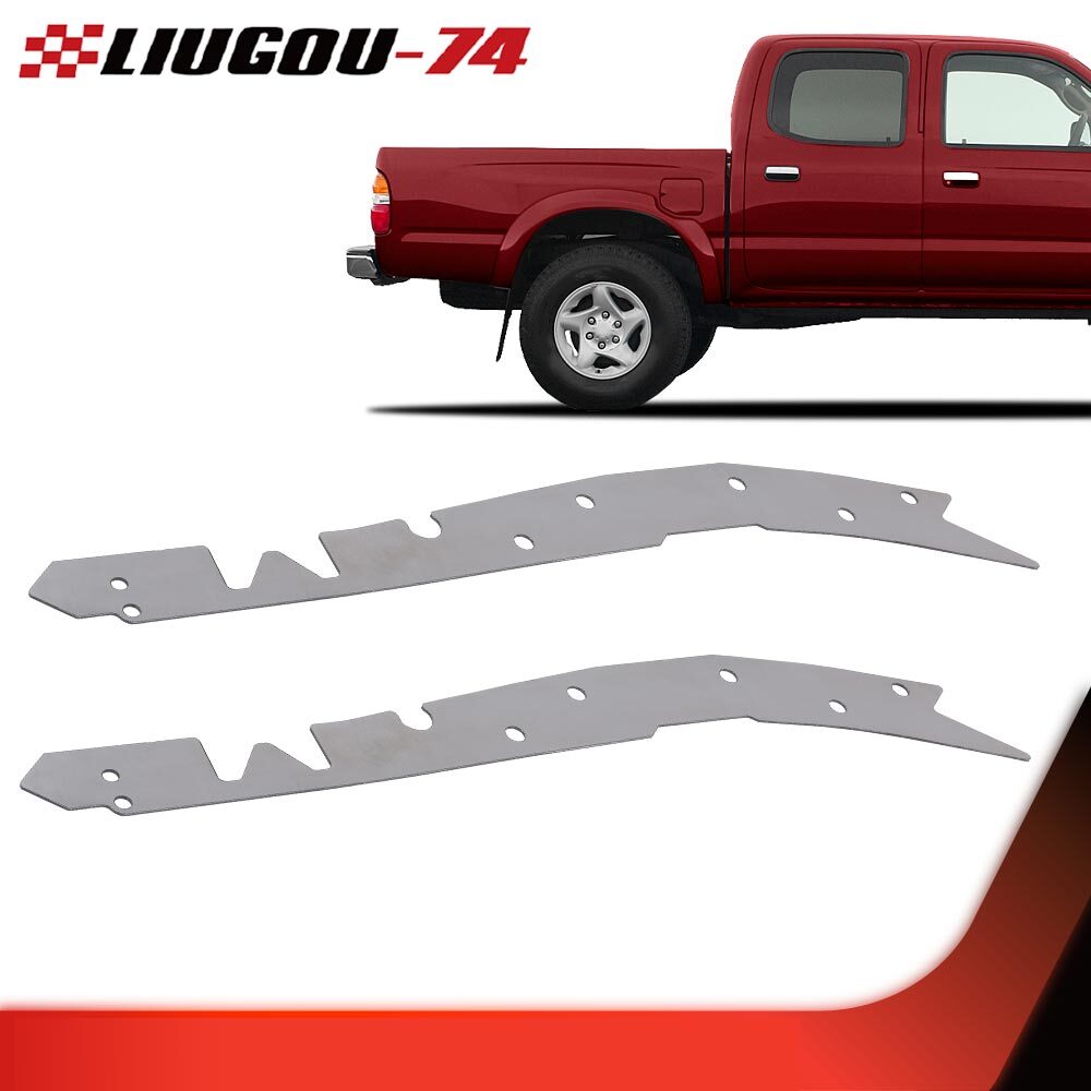 1 pair of frame rust repair plates fits 1995 - 2004 for Tacoma Silver - v