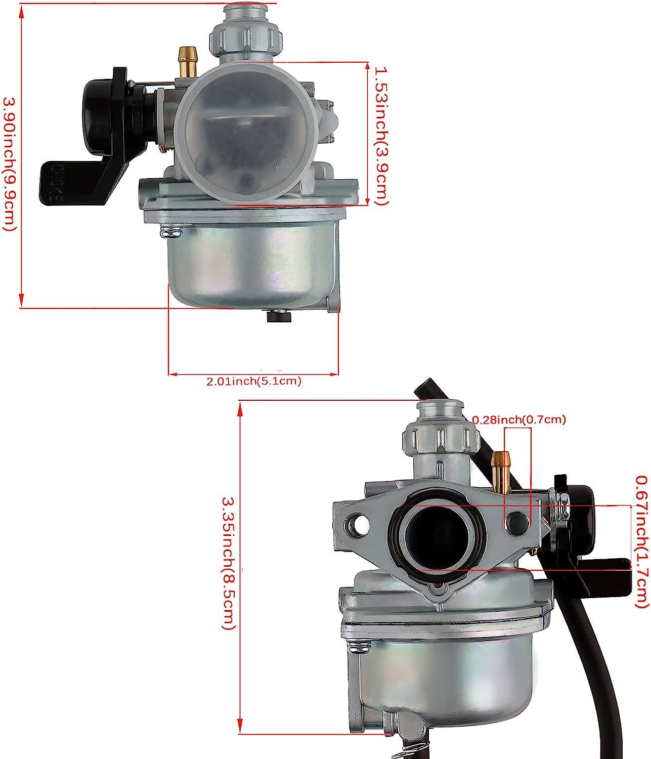 XR70 Carburetor for 2004-2012 CRF70F (PB12J PB12K) for 1997-2003 for Honda XR70R