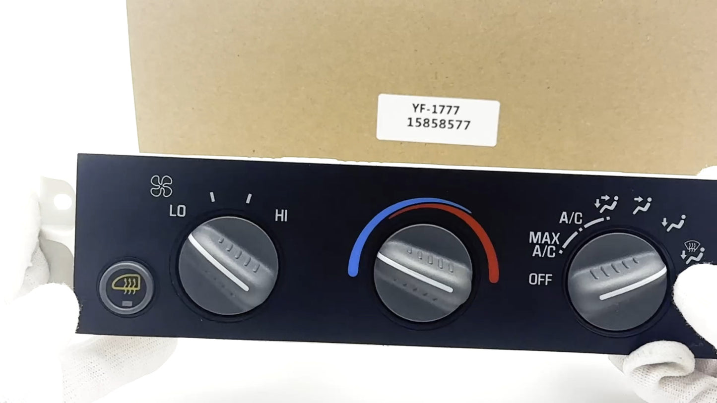 AC Heater Climate Control Module for Chevy Express/ for GMC Savana 15858577 15858579 Q