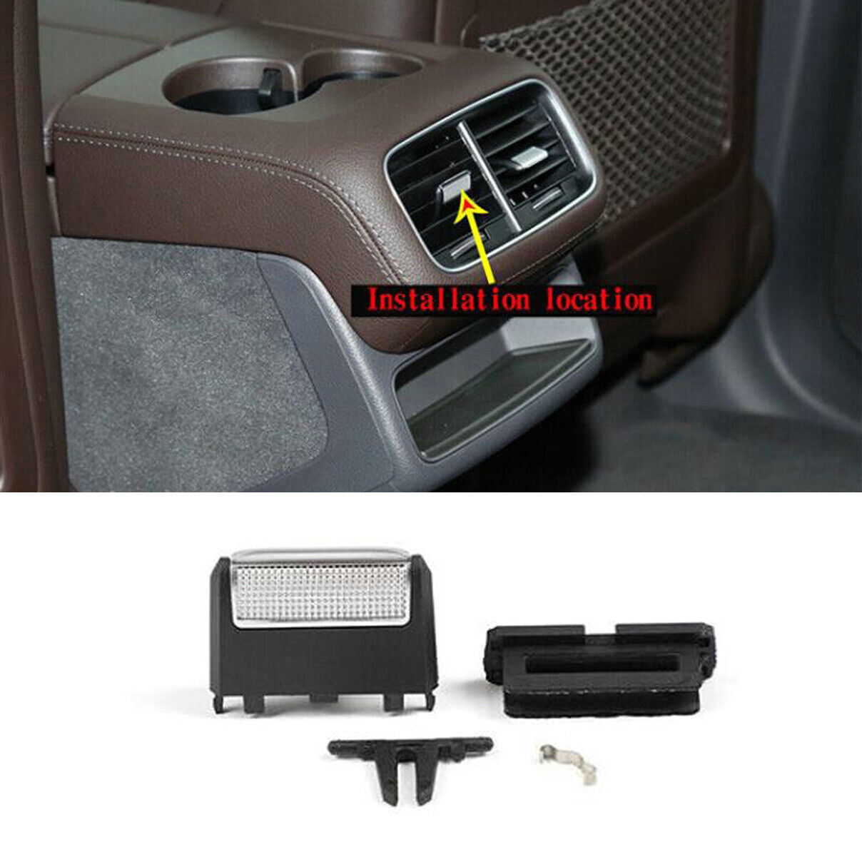 Rear A/C Air Vent Outlet Tab Clip Repair Kit for Benz GLE/GLS/W167 2020-2021 Q