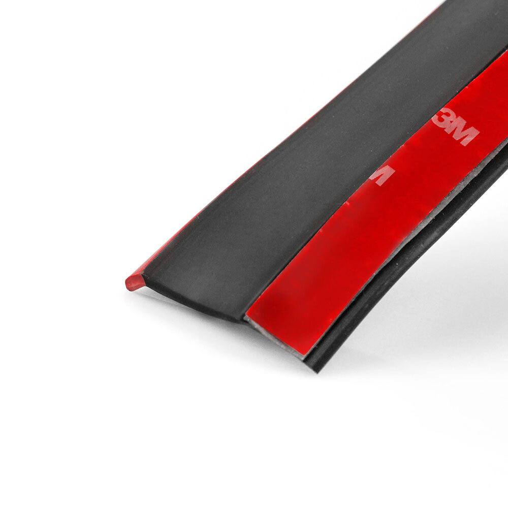 Red Black Front Bumper Lip Splitter Chin Spoiler Body Kit Trim Universal Q