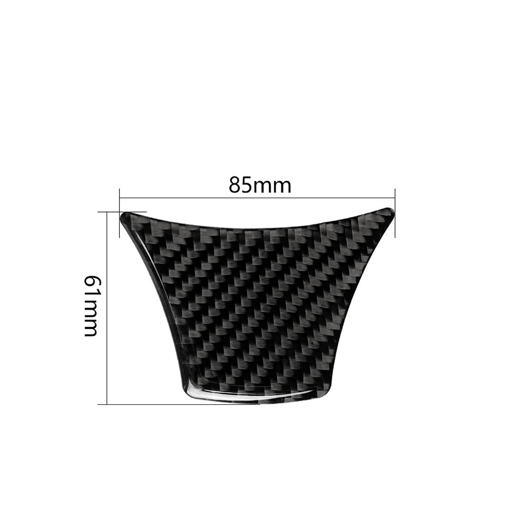 Carbon Fiber Steering Wheel Cover Trim Type B for BMW 5 Series F10 2011-2017
