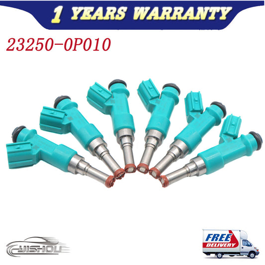23250-0P010 for Toyota for Camry Highlander for Sienna for Lexus ES350 Fuel injectors 6PCS